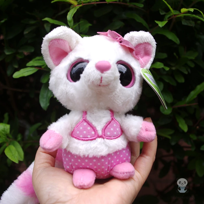 Плюшевая игрушка с большими глазами лиса кукла прекрасные детские игрушки