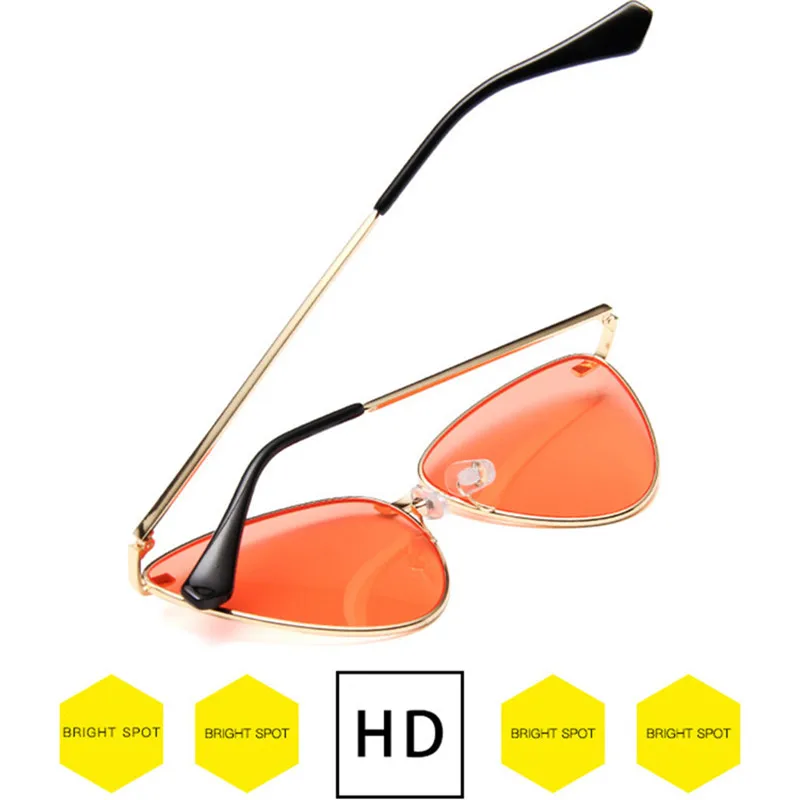 Женские солнцезащитные очки в стиле ретро с кошачьим глазом Lunette de Soleil Femme
