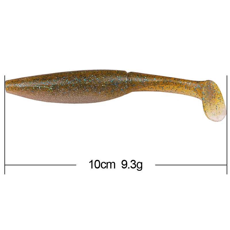 5 шт. мягкие силиконовые рыболовные приманки 100 мм 9 3 г|fake fish|fishing lureleurre peche |