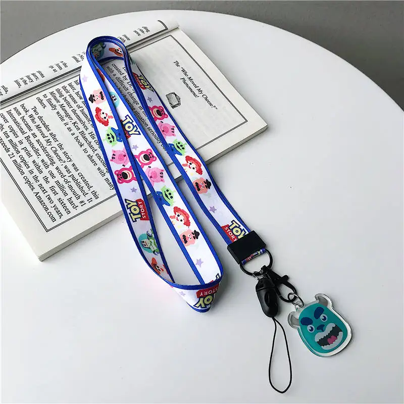 Ремешок для мобильного телефона, ремешок на шею для ключей, ID карты, USB веревка, мультяшный милый Микки Минни, аксессуары для airpods, чехол - Цвет: Красный / розовый
