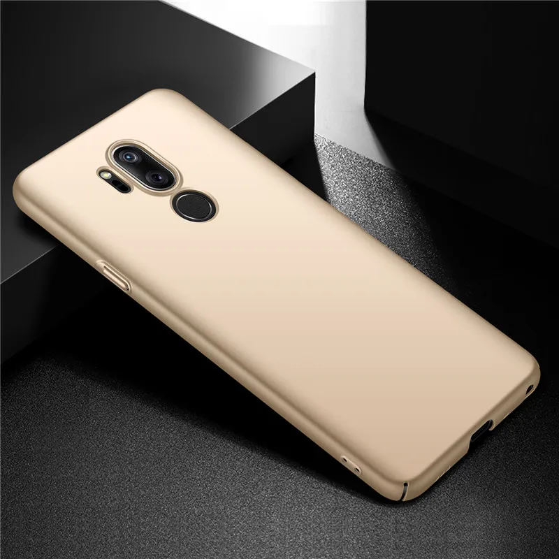 Для LG G7 чехол ThinQ ультра тонкий жесткий чехол из поликарбоната для LG G710 высококачественный чехол s для G7 ThinQ чехол для телефона черный синий золотой красный