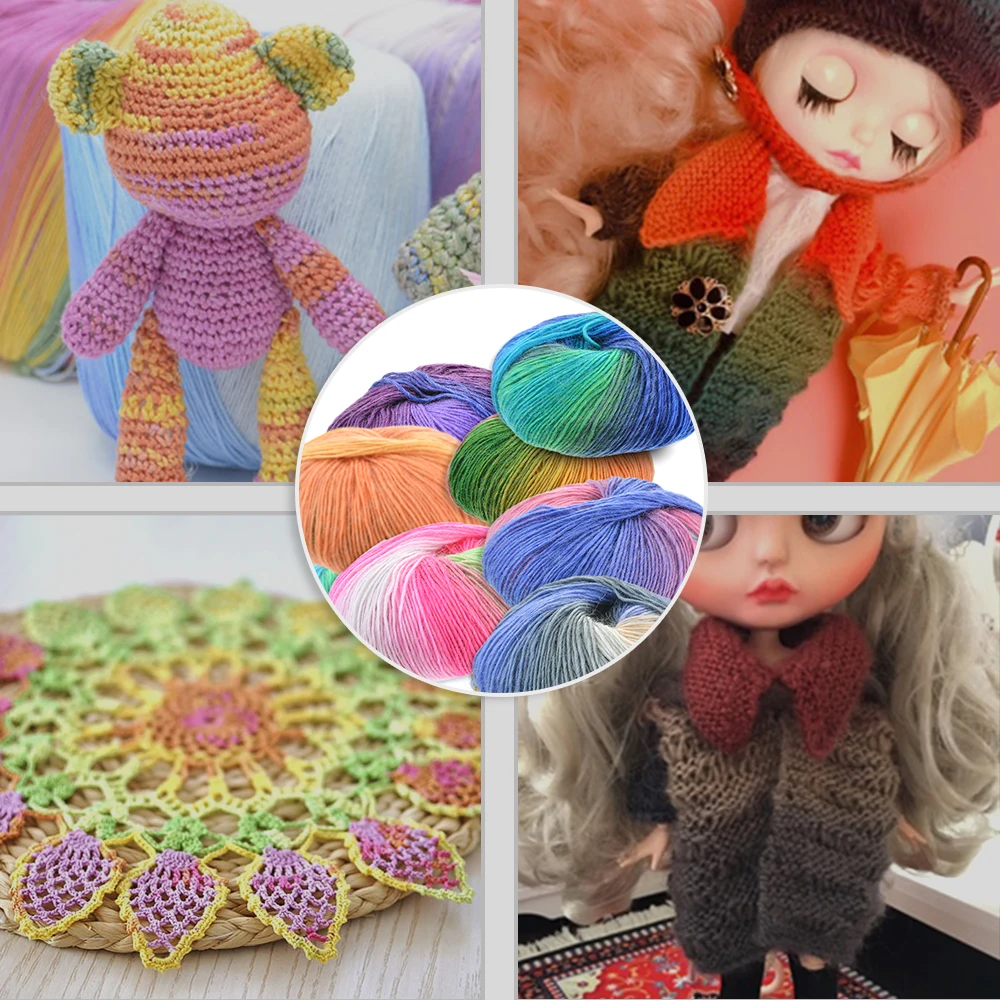 50 г/мягкая детская молочная хлопковая шерсть DIY пряжа одежда ручная вязка