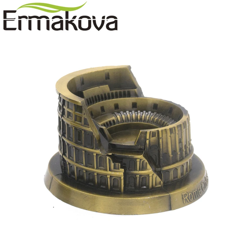 Металлическая фигурка римского колозея ERMAKOVA итальянская статуя модель всемирно