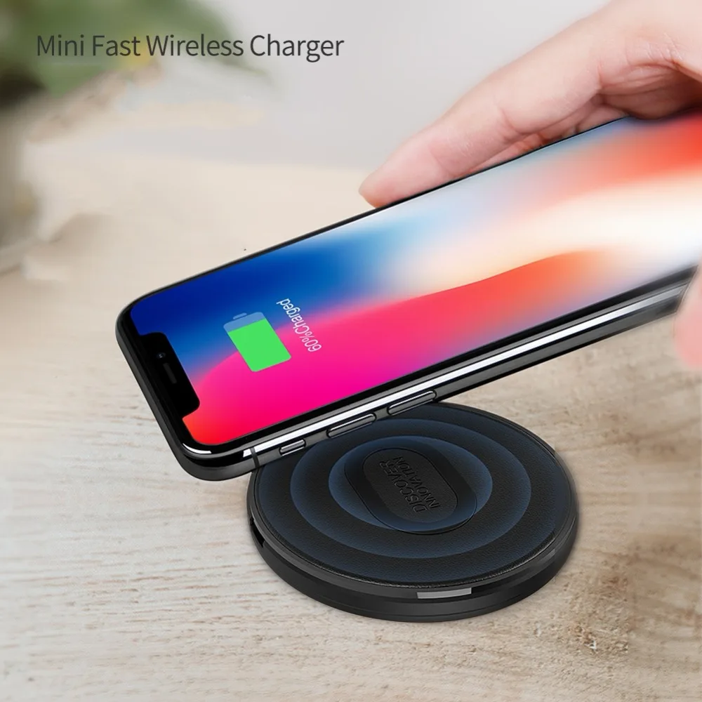 Беспроводное зарядное устройство Nillkin Mini 10 Вт для Samsung Galaxy Note + S10 S9 S8 iPhone 11 Xs Max X Xiaomi