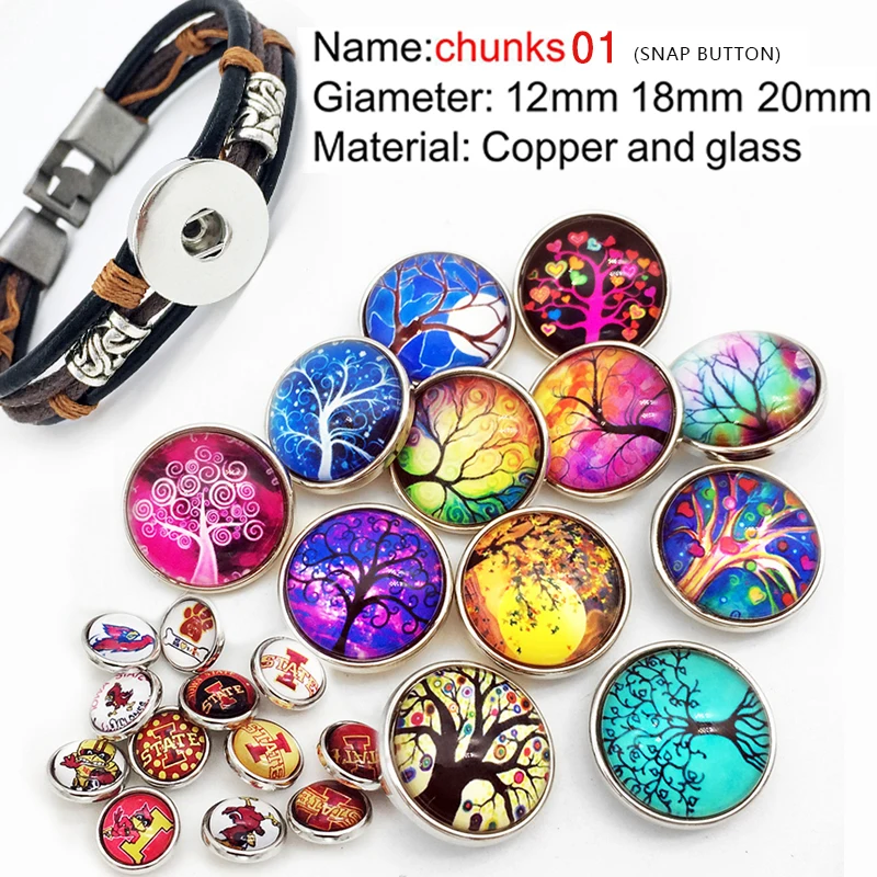 5pcs/set constellation Snap button Jewelry Cabochon bloom chunks Badge Reel ID holder Perfume Aroma Locket Gl238 | Украшения и