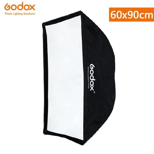 Белый Godox 60x90 см Зонт софтбокс кронштейн светильник Стенд Комплект для строб студия Вспышка Скорость светильник фотографии - Цвет: Белый