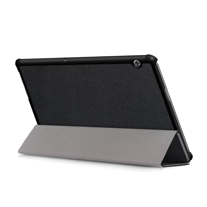 Трехскладной Чехол-книжка с подставкой для Huawei Mediapad T5 10 чехол из искусственной