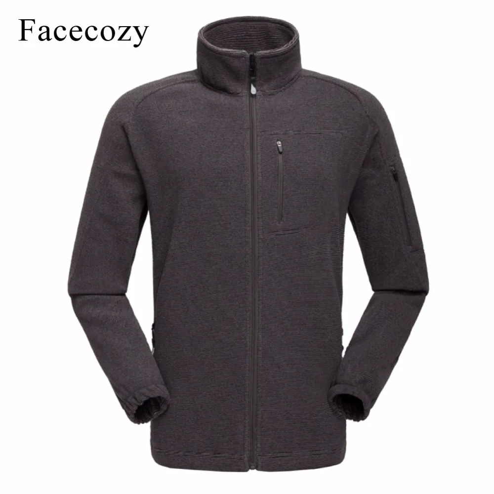 Facecozy мужские уличные походные теплые флисовые куртки 2019 осенне зимнее пальто для