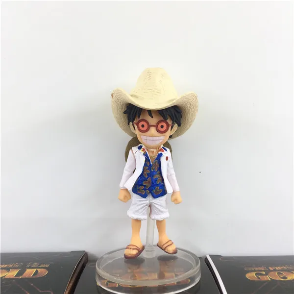 7 шт. WCF Comic Аниме Eiichiro Oda одна штука соломенная шляпа Пираты Луффи Санджи Usopp Chopper