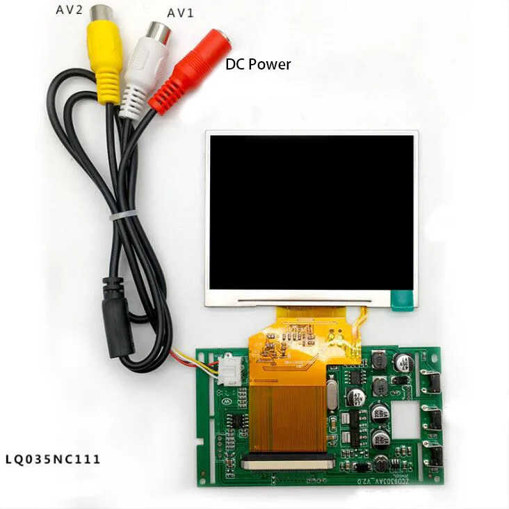 3 5 Дюймовый 320(RGB)x240 TFT ЖК экран с платой водителя AV1 AV2 автомобильный монитор