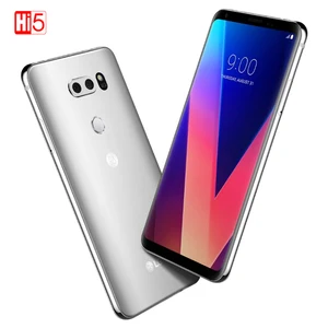 Разблокированный мобильный телефон LG V30 plus, V30 + 4 Гб ОЗУ 128 Гб ПЗУ, Восьмиядерный, две Sim-карты, 6,0 дюйма, камера 13 МП и 16 Мп, 4G LTE смартфон, 3300 мАч