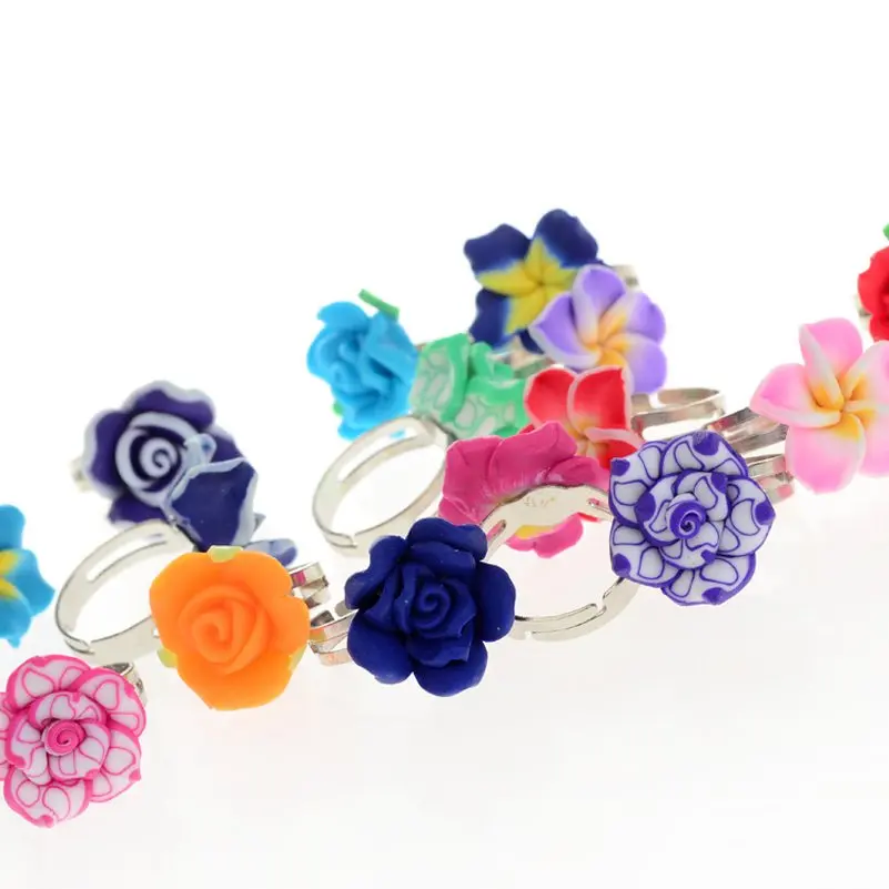 Шт. 100 шт. оптовая продажа много Опт смешанный Полимерная глина для детей девушек