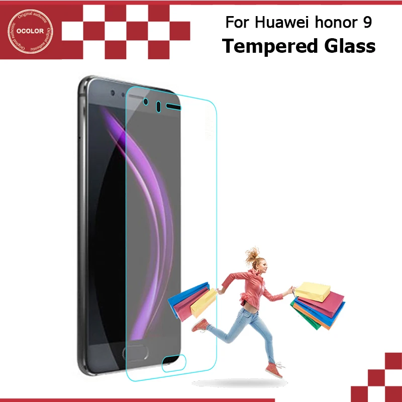 Ocolor для Huawei Honor 9 V9 закаленное Стекло ультратонкая защитная пленка на переднее