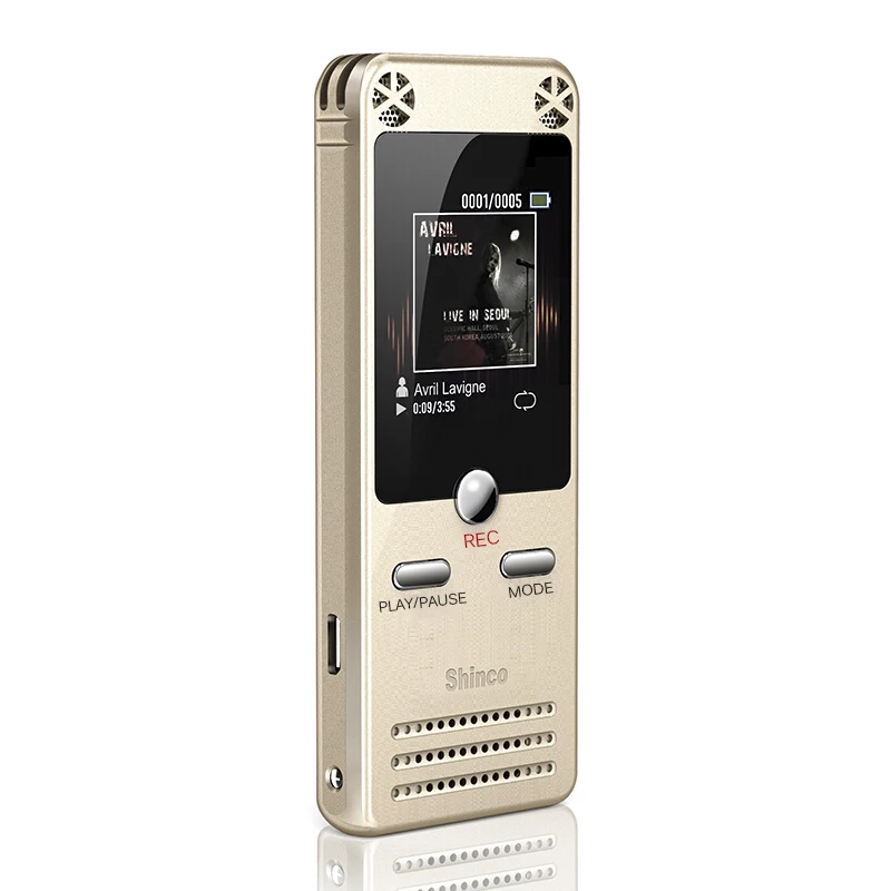 Голос Регистраторы Shinco RV12 16 ГБ цифровой звук Запись устройства с ЖК дисплей