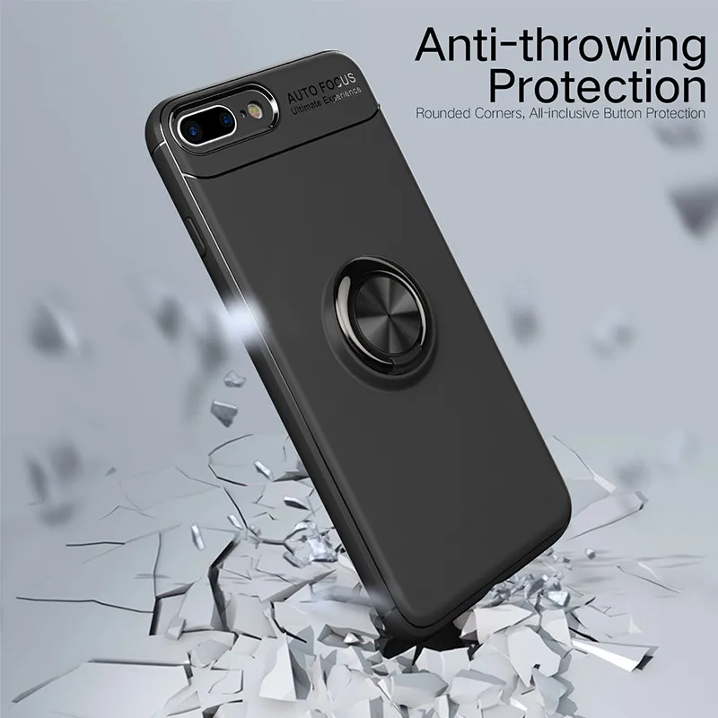 Магнитный автомобильный чехол держатель для Iphone 8 7 Plus роскошный подставка с