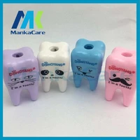 creative tooth teeth shape pencil pointer sharpener mechanical school supplies dental clinic school kids children
