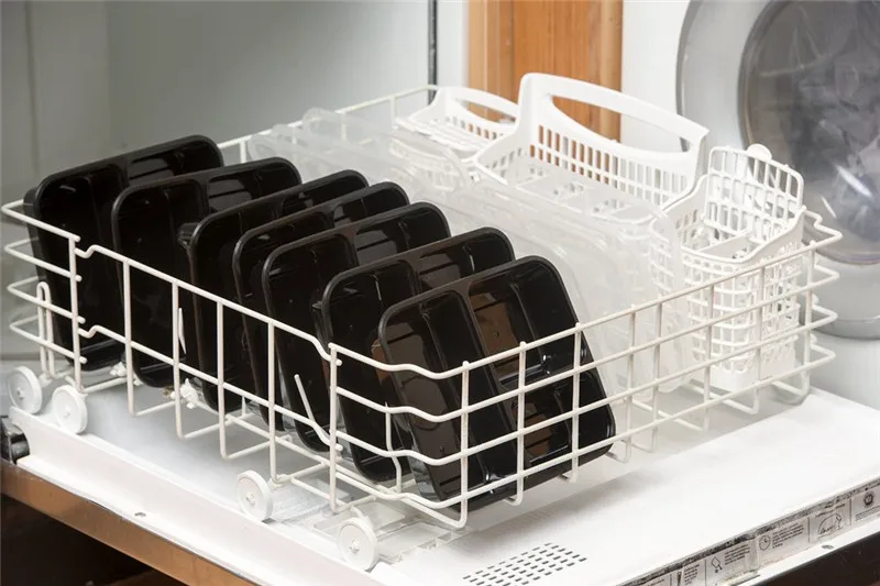 3 отсека Еда контейнеры для хранения с Крышки Bento Box Коробки обедов Пикник коробка