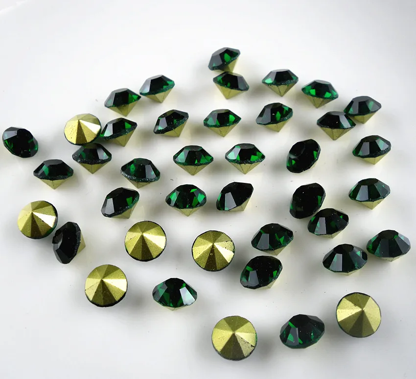 14 шт. круглые стеклянные Чехлы для обуви и шляпы 8 мм|decorative applique|point backpoint back rhinestones |