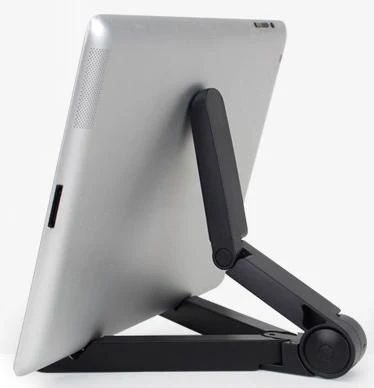 Заводская распродажа складной ленивый стол подставка держатель для iPad samsung Tab Планшетные ПК в 4 до 10 дюймов - Цвет: Black