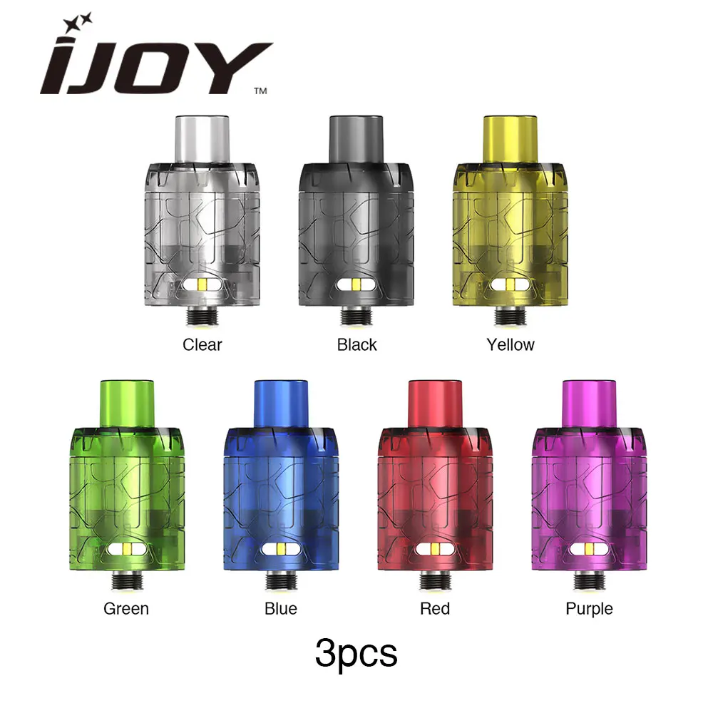 Оригинальный IJOY Mystique сетчатый бак 2 мл/3 мл емкость 0 15 Ом катушка Топ Заправка и