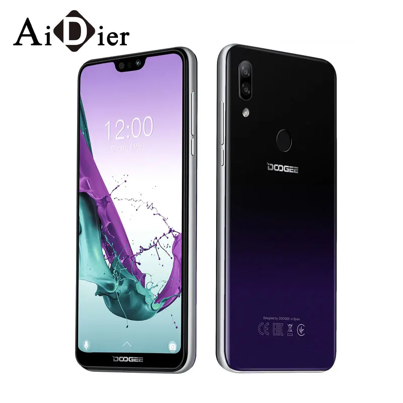DOOGEE N10 смартфон Восьмиядерный 16.0MP Фронтальная камера 3 Гб оперативной памяти 32