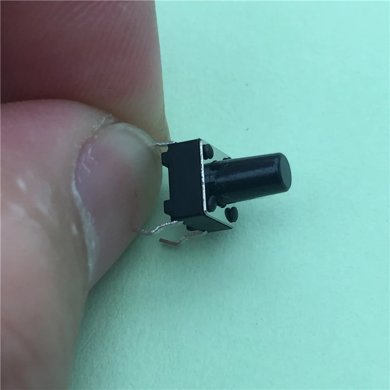 Тактильный тактовый микропереключатель G94, микро переключатель с прямым самосбросом, 50 шт./лот, 6x6x9 мм, 4 контакта, DIP Top Copper