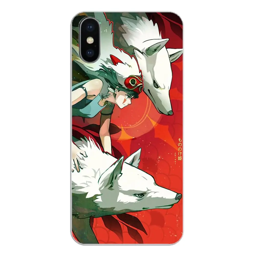 Чехол для мобильного телефона Xiaomi Redmi 4X S2 3S Note 3 4 5 6 6A Por Pocophone F1 Mi princess mononoke mask No Los