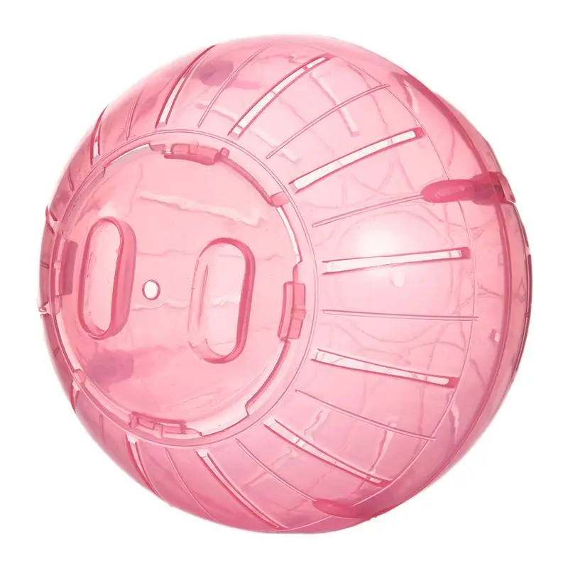 Pink Пластиковые игрушки для домашних животных, грызунов, мышей, бегущих мячей, хомяк, Песчанка крыса, игровые мячи, игрушки для 3 вида стилей, игрушки для хомяка, аксессуары для хомяка - Цвет: Pink