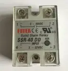 5 шт., Твердотельный релейный модуль 5-60 В постоянного тока на 3-32 В постоянного тока 40 А SSR-40DD с пластиковой крышкой