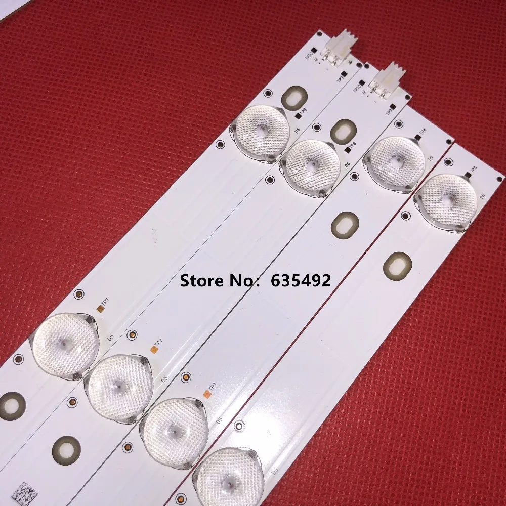 4 шт. 100% новая светодиодная подсветка для Toshiba 48 дюймов 48L3453 4C LB480T YHAL 006 P2K2094A LVF480SSDX E2