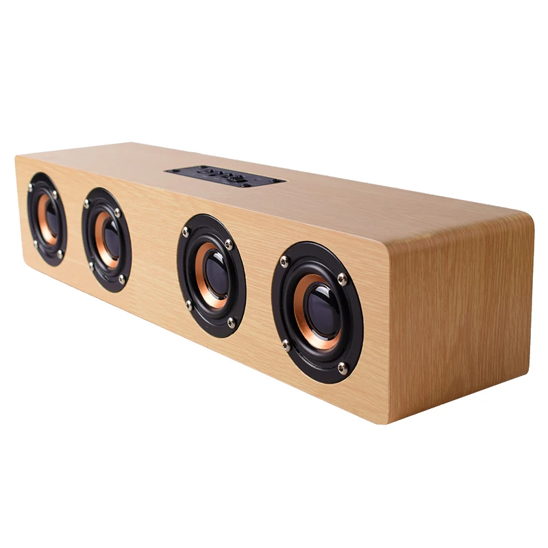 Madetec 4 HiFi деревянный bluetooth Динамик бас стерео surppot карты памяти AUX сабвуфер для ТВ