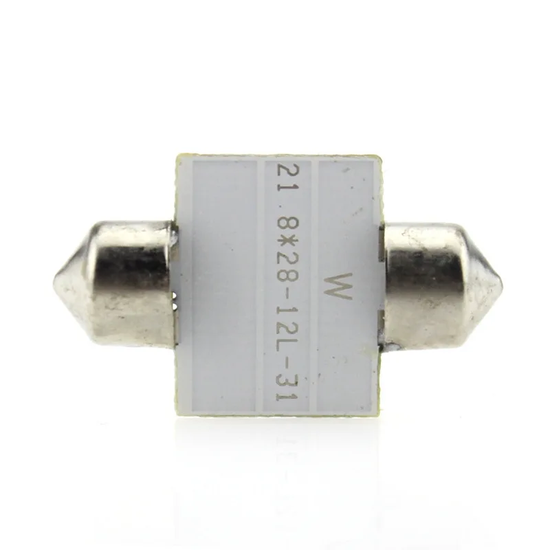 Светодио дный LED холодный белый лампа для чтения двойной острым удара плафон 31 мм