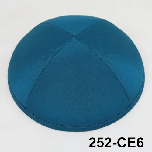 252ce6 Poly Silk Kippah 19 см kippot kippa yarmulkes Skullies& Beanies еврейская Кепка kipot kipah - Цвет: 252ce6