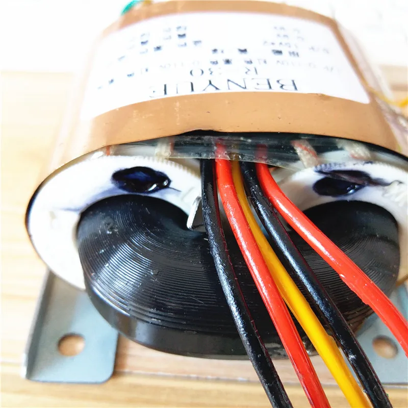 15V 0 2*9V 1A R сердечника трансформатора 110V/110V двойной 15В для ЦАП Декодер доска 40VA