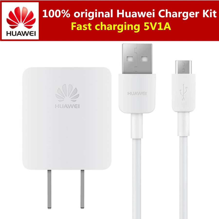 Оригинальное зарядное устройство Huawei Quick Charge 2 0 5V1A 5V2A USB адаптер зарядный кабель в