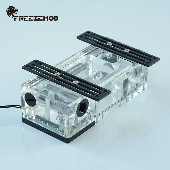 FREEZEMOD компьютер кулер для воды интеллектуальный бак зал скорость потока RGB