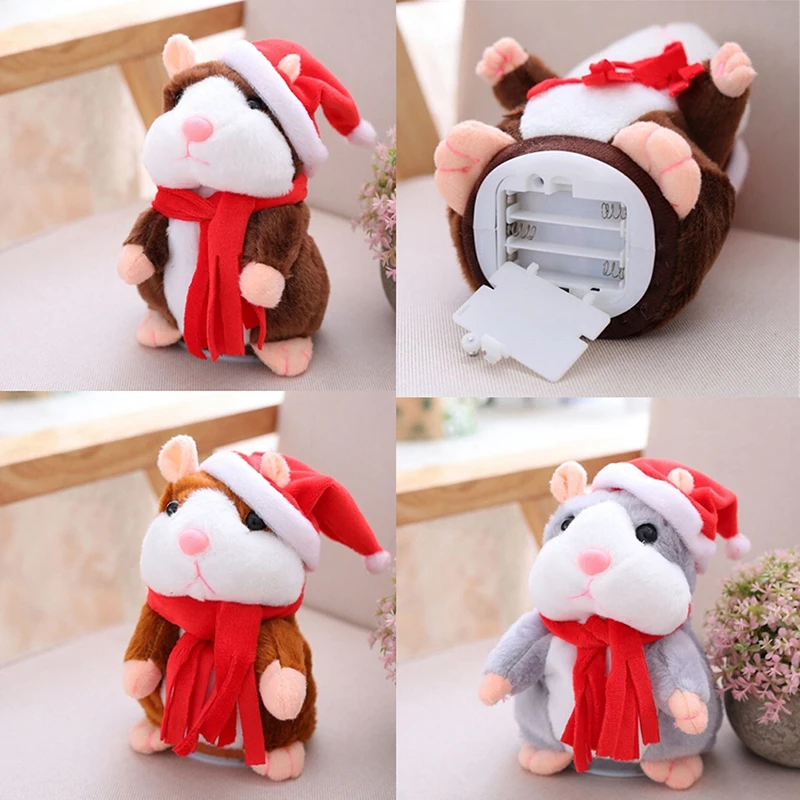 Talking Hamster Mouse Pet Speak Sound Record Educational Plush Toy for Children Christmas Gift | Игрушки и хобби