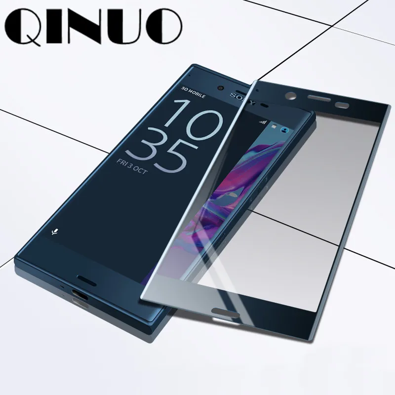 Защитная пленка QINUO из закаленного стекла для SONY XZ Premium XZ2 Compact полное изогнутое