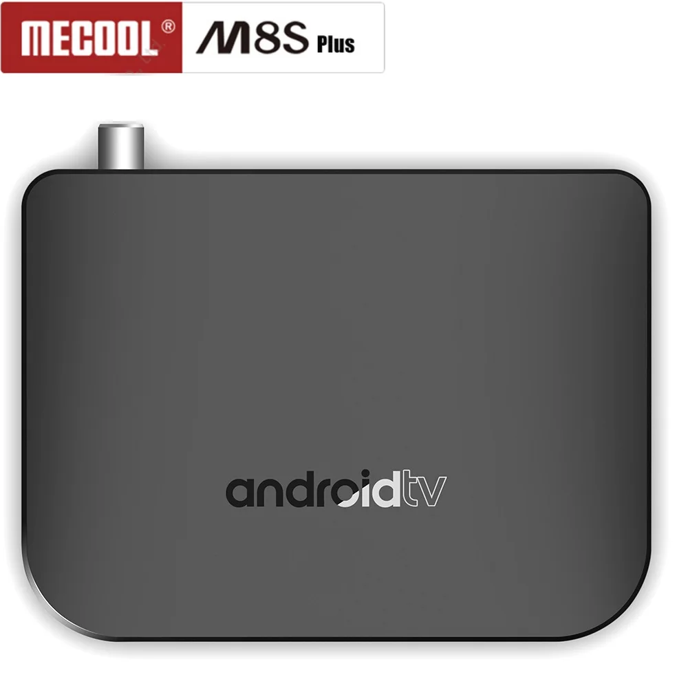 MECOOL M8S Plus DVB-T2 ТВ приставка Android 7,1 Amlogic S905D1GB ram 8 Гб rom 2,4G 5,8G WiFi 100 Мбит/с BT4.1 поддержка 4K H.265T