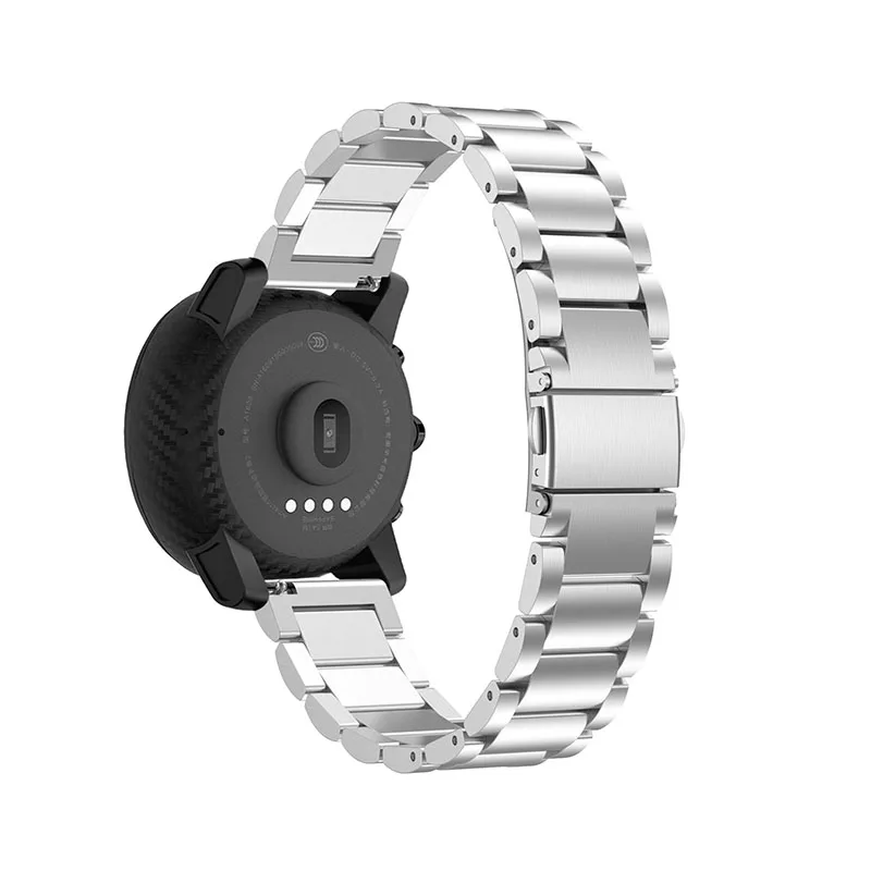 Часы ZENHEO ремешок 22 мм для Xiaomi Huami Amazfit 2 Смарт часы из нержавеющей стали браслет браслетный ремешок для часов аксессуары для часов