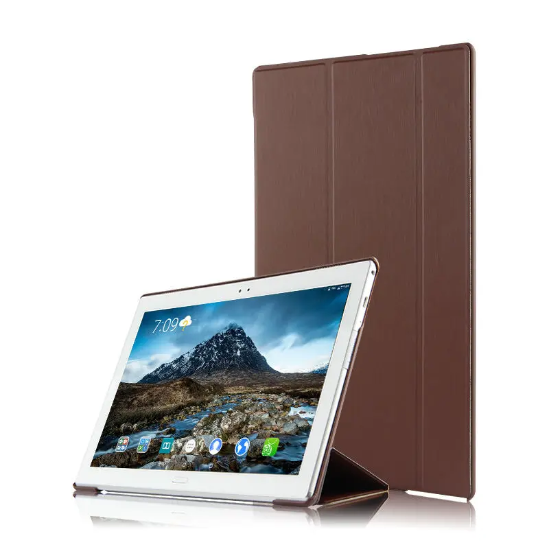brown cbk Чехол для lenovo TAB 4 10 Plus чехол s 10," TB-X704N X704F планшет защитный смарт-чехол Tab4 10 plus TB-X704L из искусственной кожи Чехлы - Цвет: brown cbk