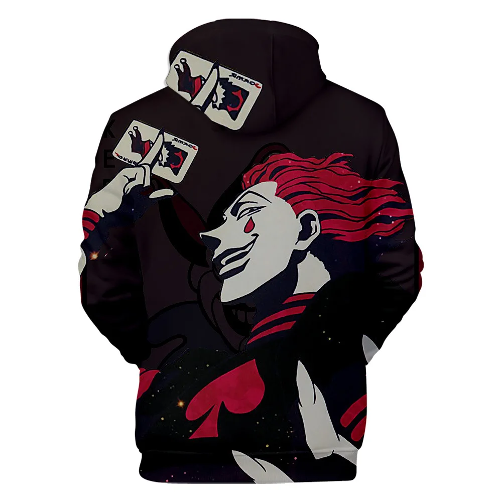 Толстовка Hunter X с капюшоном для мужчин и женщин Детская толстовка аниме одежда