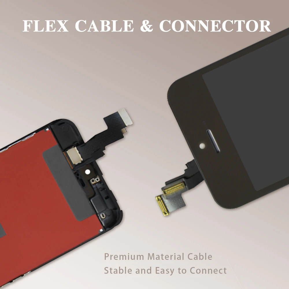 Пожизненная гарантия AAAAA брендовый ЖК дисплей для iPhone 5 5G 5S 5C SE 4 ''кодирующий