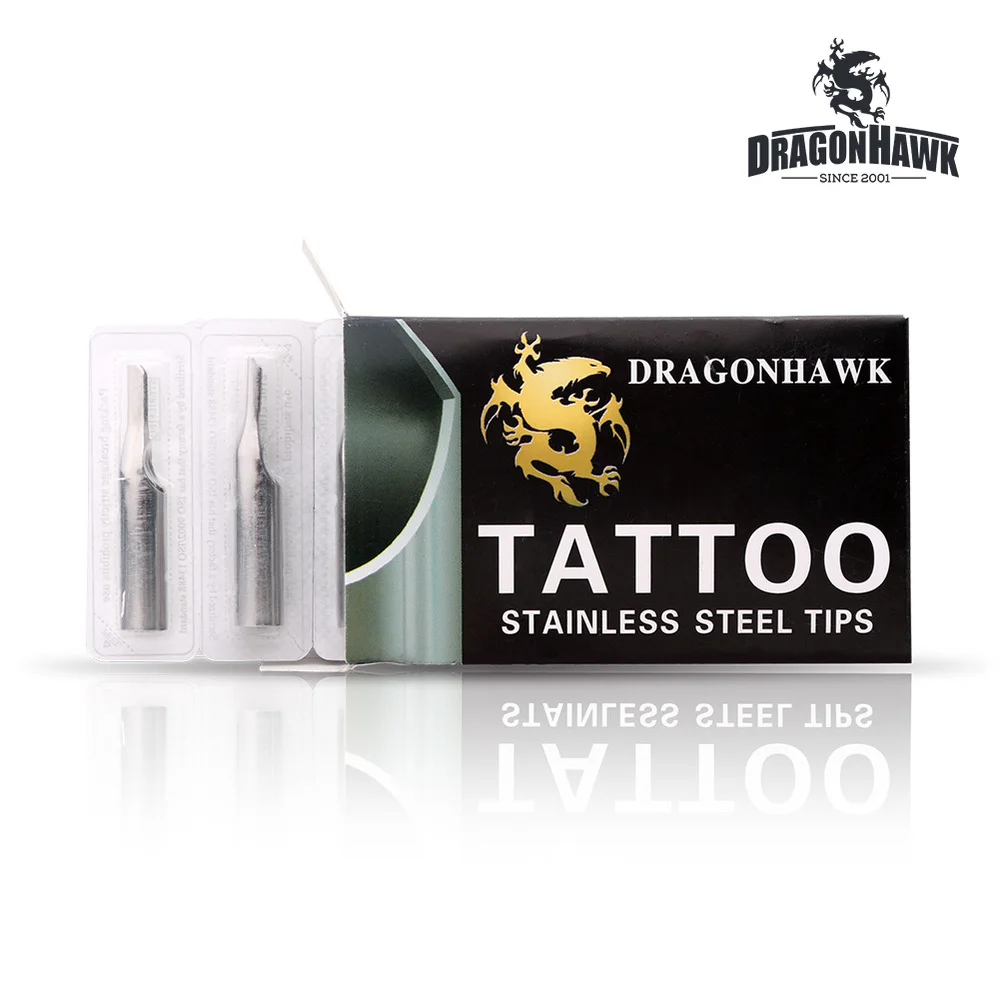 Одноразовые Стерильные иглы для татуировок 100 шт разных размеров со стальными