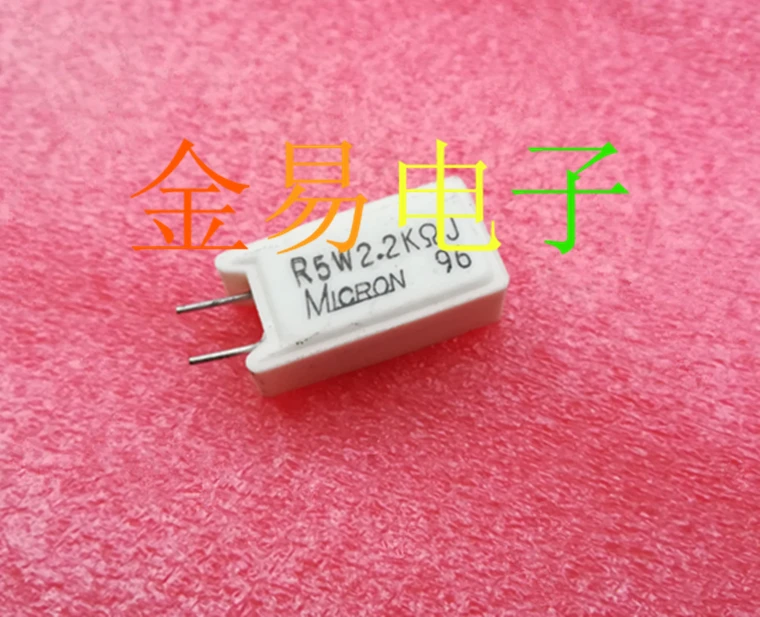 

Original new 100% R5W 2.2KJ copper foot ceramic resistance 2.2KR 2.2K (Inductor)