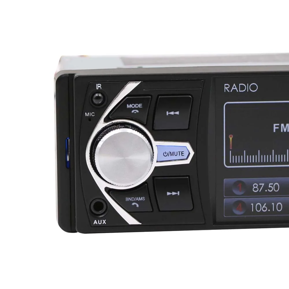 Vinerone Car Radio Stereo Bluetooth Audio Player 4x60 USB AUX FM MP3 Auto Support Rear View Camera Autoradio 1din | Автомобили и