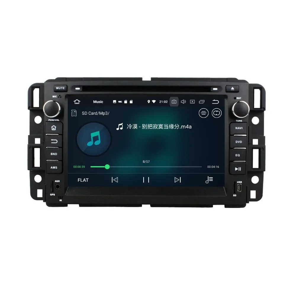 Android 8 0 Восьмиядерный 7 "автомобильный DVD GPS для GMC Yukon Tahoe 2007 2008 2009 2010 2011 2012 радио 4