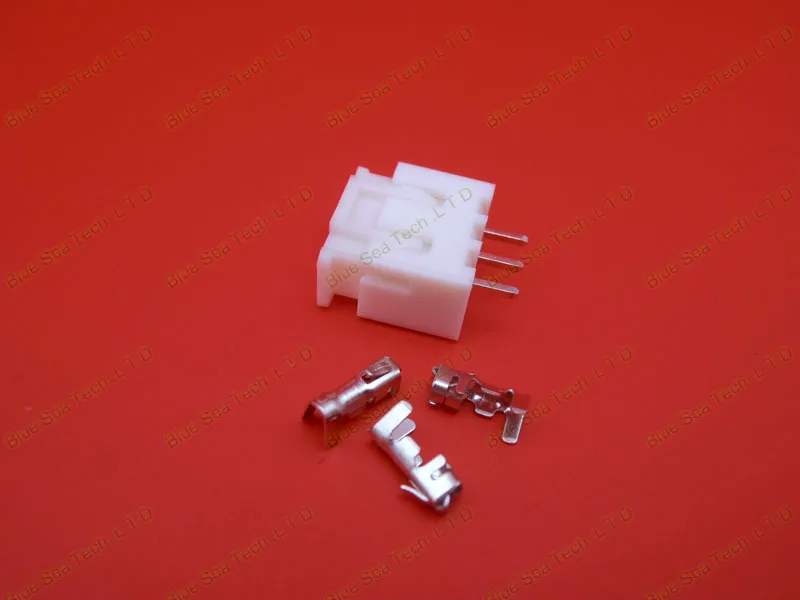 200 комплектов 3 Pin XH 180 угловой контактный разъем 2 54 мм 3P наборы для