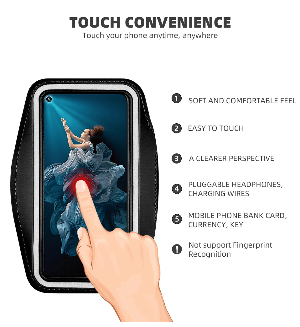 Универсальная спортивная сумка для бега для huawei Honor 20 Pro 9X 7X 8X View 20 Lite Honor 10 9 фитнес-упражнения на руку Защитная сумка для телефона