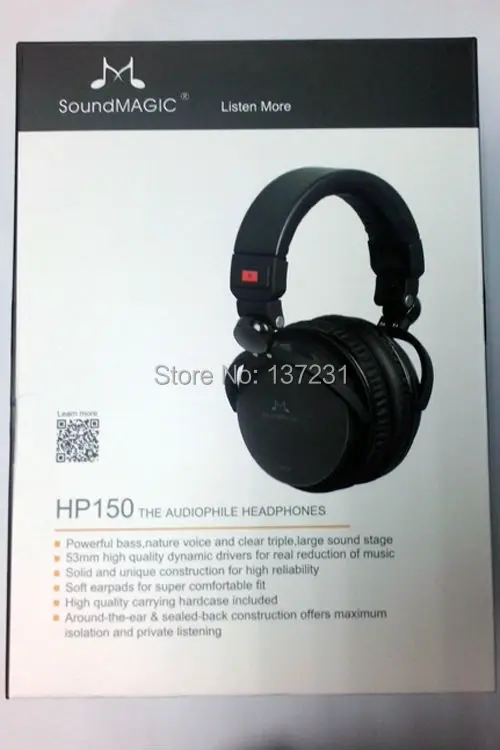 Новые оригинальные басы hifi Soundmagic hp151 закрытые большие наушники гарнитура